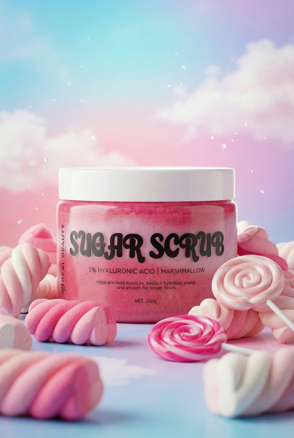 Marshmallow Scrub