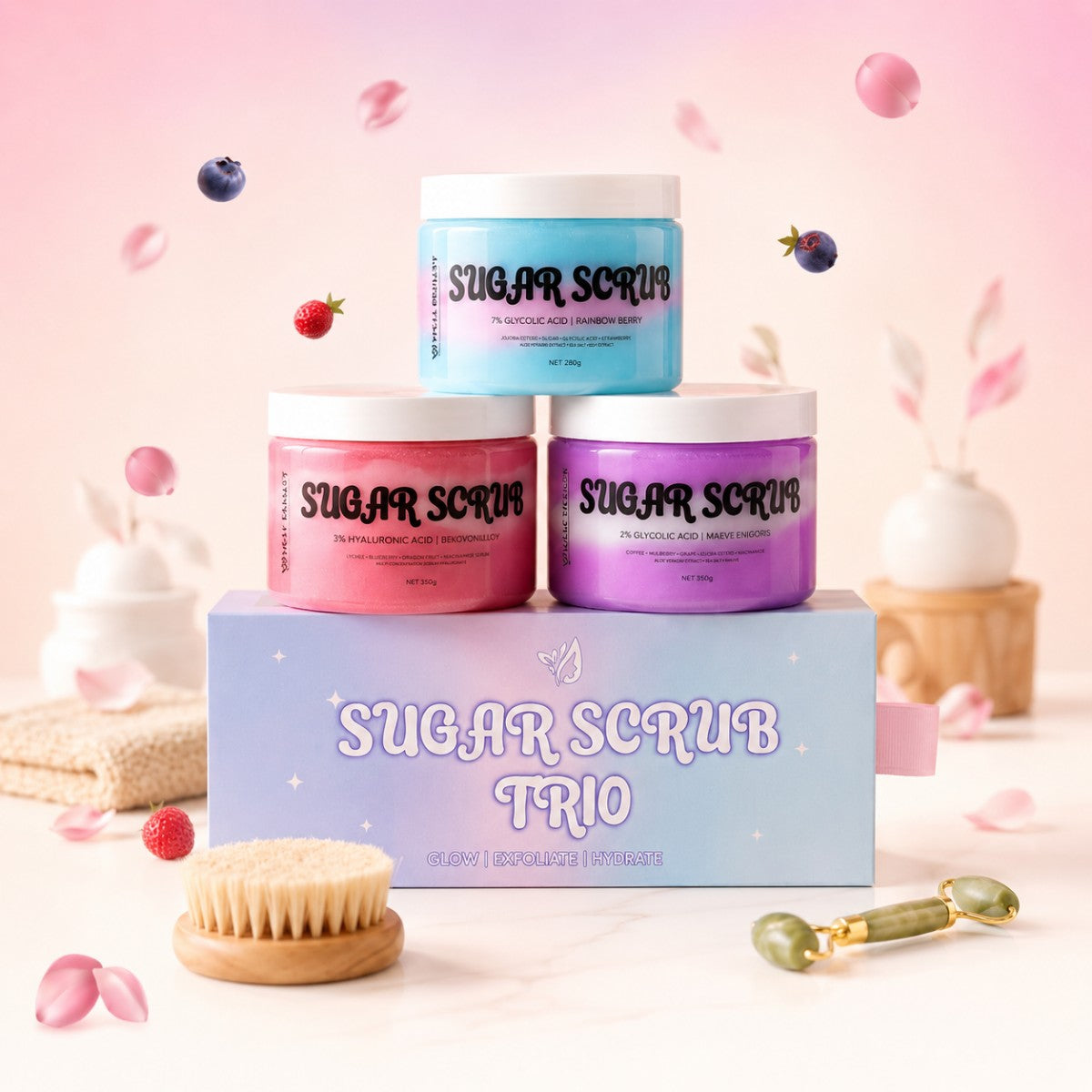 Sugar Scrub Trio