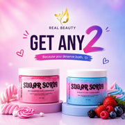 Real Beauty Get Any 2 sugar scrub bundle in Pakistan